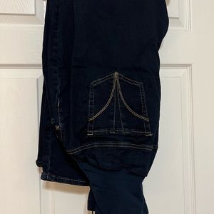 3X Maternity Full Panel Dark Wash Jeans